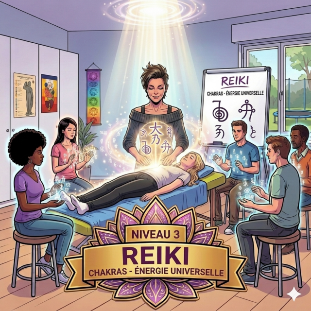 Méthode Reiki et soins énergétique Niveau 3