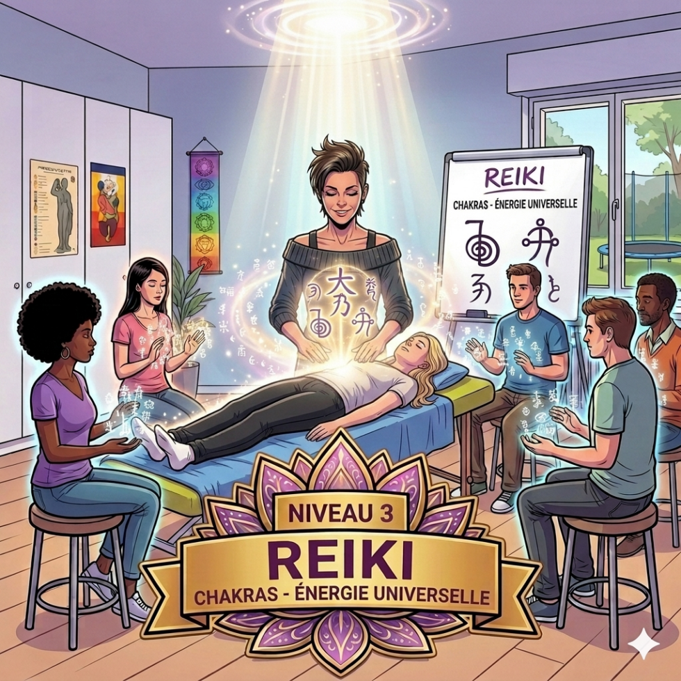 Méthode Reiki et soins énergétique Niveau 3