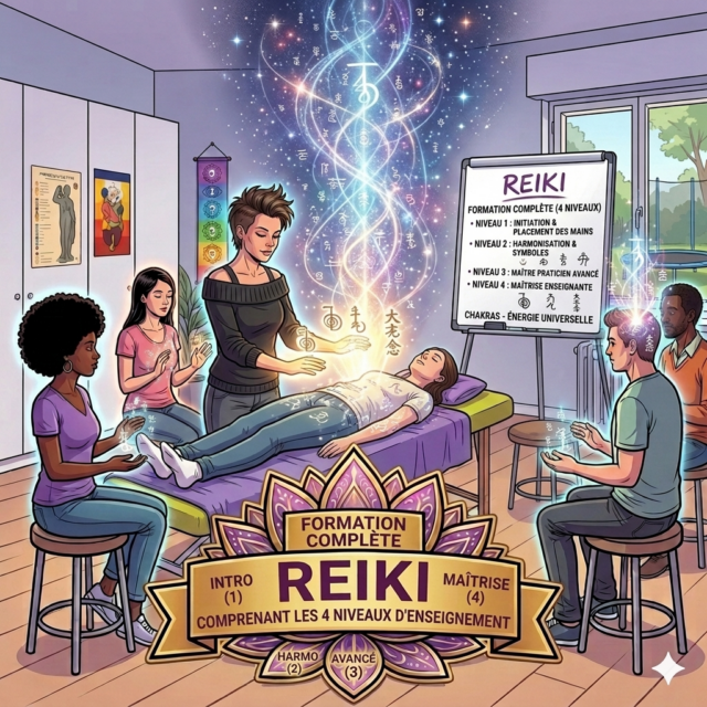 Méthode Reiki et soins énergétique Formation complète
